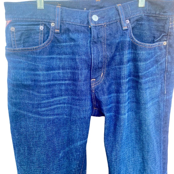Denim & Supply Ralph Lauren Straight Jeans Men’s Size 34x30 Blue Distressed EUC - Picture 3 of 16